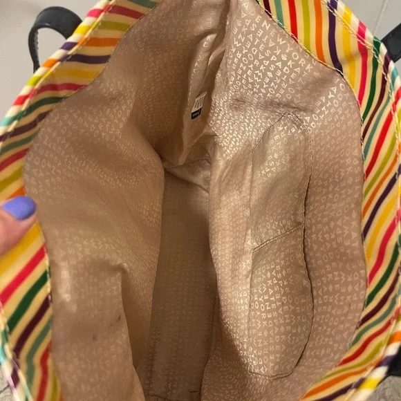 Kate Spade Multicolor Diagonal Stripe Tote - Picture 11 of 11